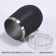 thumbnail image 5 of Vaso Termico Acero Inoxidable frio/calor 2 Piezas Negro 12 Oz, 5 of 5