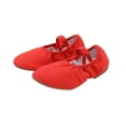 thumbnail image 6 of FRSASU Women's Ballet Shoes for Highly Stretch Canvas Dance Slipper Yoga Shoes for Women Red, 6 of 7