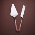 thumbnail image 4 of Ridge Copper Antique Cake Server Set, 4 of 4