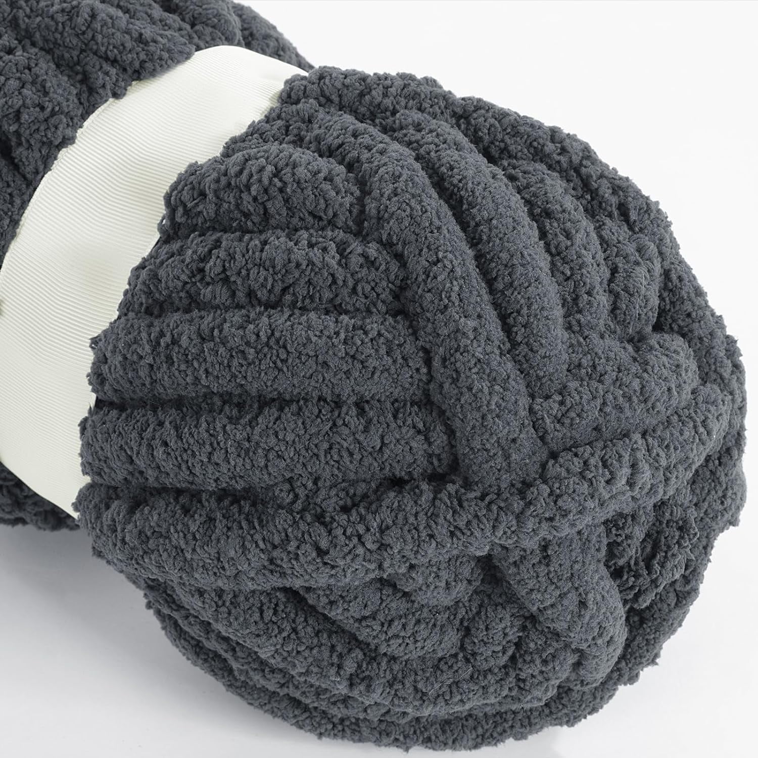 8 Pack Chunky Chenille Yarn - Super Soft Bulky Knitting Yarn for Blankets Scarf DIY, 8oz/27yds per Skein, Fluffy Plush Yarn for Crochet & Hand Knitting