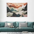 thumbnail image 2 of ONETECH  Mountain Tapestry Sunset Tapestry Scenery Art Tapestry Nature Landscape Tapestry Wall Hanging for Room, 2 of 7