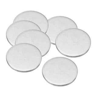 Uxcell 10mm Steel Disc, 200pcs Round Metal Stamping Blanks Tags Circle  Metal Strike Plate DIY for Magnetic, 0.4in
