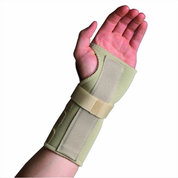 Thermoskin Carpal Tunnel Brace With Dorsal Stay Large Left Walmart