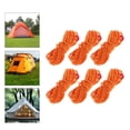 thumbnail image 4 of Almencla Reflective Guyline Nylon Camping Rope with Aluminum Drawcord Tensioner Accessory Orange, 4 of 8