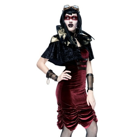 - Paper Magic Steampunk Vampire Sexy Goth Cyber Punk Cosplay Costume