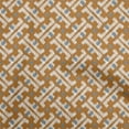 thumbnail image 1 of oneOone Silk Tabby Brown Fabric Ikat Craft Projects Decor Fabric Printed By The Yard 42 Inch Wide, 1 of 6