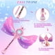 thumbnail image 5 of Luz LED y música Bubble Wands Britik con 2 soluciones de burbujas, 5 of 9