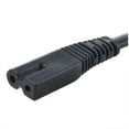 thumbnail image 4 of PKPOWER 6ft 2-Prong Polarized Power Cord 2-Prong Figure 8 for TV Printer Laptop Charger, 4 of 5