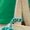 Green, variant on Quixlent Women Cotton Linen Dress Short Sleeve V Neck A-Line Swing Dress Summer Casual Beach Vacation Sundress with Pockets