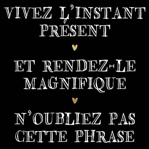 12x12 Live For Today French
