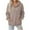 01 Khaki, variant on Half Zip Hoodies for Women Long Sleeve Loose Sweatshirts Pullover Casual Hooded Tunic Tops with Pocket