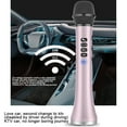 thumbnail image 4 of Bluetooth Wireless Karaoke Microphone , Microphone Bluetooth Speaker Handheld Singing KTV Party Supply 4 in 1 Portable Karaoke Machine Speaker for Android/iPhone/PC, 4 of 8