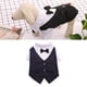 thumbnail image 5 of Traje para perro con pajarita, traje para perro mascota, camisa suave para perro con pajarita, traje para mascota, diseño de última generación, 5 of 8