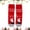Red, variant on Socks AURORADY Autumn Winter Christmas Weaving Plush Warm Coral Plush Home Socks, Socks for Men and Women Green