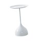 thumbnail image 2 of Mesa auxiliar pequeña, escritorio de esquina, mueble nórdico liso, mesa de centro decorativa, mesita de noche para balcón, interior y exterior, patio Altura 60cm, 2 of 8