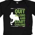 thumbnail image 4 of Inktastic Pool Player Billiards Quote Boys or Girls Long Sleeve Baby Bodysuit, 4 of 5