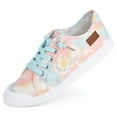 thumbnail image 4 of JENN ARDOR Slip on Sneakers for Women Low-top Canvas Flat Shoes Multicolor Size 6.5, 4 of 12