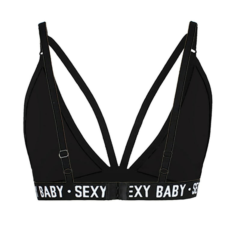 Hesxuno Push Up Bras Womans Fashion Embroidery Comfortable Push Up Hollow  Out Bra Underwear 