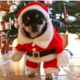thumbnail image 5 of Tainini Christmas Dog Cat Costume Santa Claus Dress with Hat, Puppy Pet Red Outfits Warm Clothes for Winter Xmas,S, 5 of 9