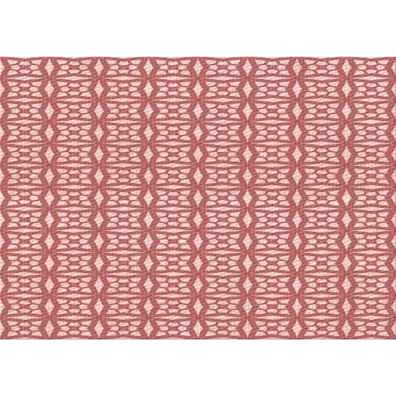 Ahgly Company Machine Washable Indoor Rectangle Transitional Grapefruit Red Area Rugs, 2' x 3'