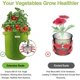 thumbnail image 5 of Bolsa de cultivo de vegetales, bolsa de cultivo de papas de jardín Contenedor de maceta con cubierta de ventana y manija (paquete de 4 de 7 galones, negro), 11 Feliz Sencillez, 5 of 5