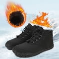 thumbnail image 7 of KELINFONG Men's Snow Boots Women's Winter Barefoot Shoes Hiking Boots Wide Toe Box High Top Ankle Booties, 7 of 7