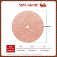 thumbnail image 4 of Bingfone Christmas Tree Skirt Mat Christmas Decoration Interior 36"-Rose Gold Glitter, 4 of 8