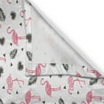thumbnail image 3 of Ambesonne Flamingo Kitchen Curtains, Watercolor Art Flamingos, 55"x39", Black Pink, 3 of 3