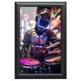 thumbnail image 1 of Cuadro Decorativo 89x59 cm Drums Papel Metálico Textura Brillante, 1 of 7