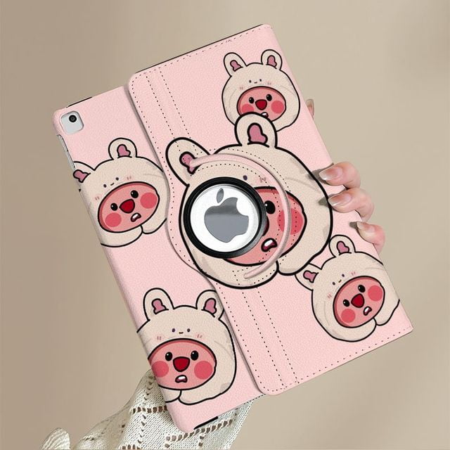 Cartoon Sanrio Ipad Protective Case Mini6/5 Hangyodon Hello Kitty Kuromi Ipad10/9/8 Air5/4/3 All Inclusive 2022 Pro Case Gift FGS