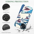 thumbnail image 2 of IPhone 13/iPhone 14 phone case, 13pro 14promax comes with a simple and stylish phone case with shark pattern phone case, 2 of 4