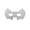 A005- Silver, variant on Masquerade Mask Purple Glitter Bat Shaped Half Eye Cover 1 Pack for Halloween Masquerade Party Themed Events for Men Women