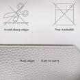 thumbnail image 3 of 2 Pack, Tissue Box Cover Holder, Square Modern PU Leather Tissue Box Holder, Can be Used for Bathroom Dressing Table, Bedside Table, Office Desk & Car, 5"X5"X5", 3 of 6