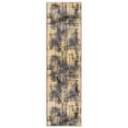 thumbnail image 2 of World Rug Gallery Contemporary Abstract Design Area Rug - Yellow 2'x7', 2 of 9