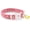 Coral Pink, variant on Cat Collars, Gold Moons and Stars Cat Collar, Safety Breakaway Cat Collar, Glow in The Dark