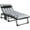 grey +Gray Pad, variant on NAIZEA 75" Folding Camping Cot for Adult, Adjustable 4-Position Folding Bed, Portable Folding Sleeping Bed, Folding Lounge Chair