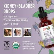 MaryRuths Organic Herbal Blend Kidney & Bladder Drops, Juniper Berry, Gluten Free, Unisex, 1 Count, 1 fl oz (30 ml)