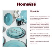 Stoneware Sonoma 16pc Dinnerware Set, Turquoise