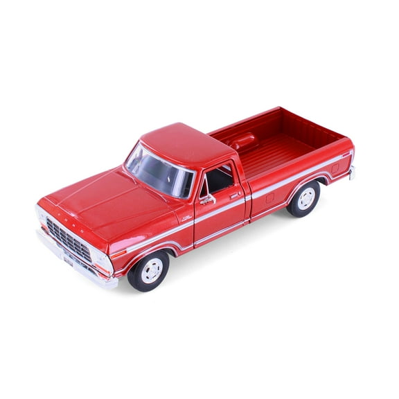 1979 Ford F-150 Custom Pickup Truck, Red - Showcasts 71346R - 1/24 Scale Diecast Model Car