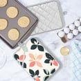 thumbnail image 5 of Yayeee Pot Holders Kitchen Heat Resistant with Pocket 7"x9.8" Cotton Oven Cooking Hot Pads, Black Retro Flower, 5 of 7