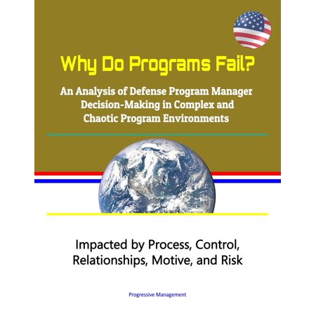Why Do Programs Fail? An Analysis of Defense Program Manager Decision-Making in Complex and Chaotic Program Environments: Impacted by Process, Control, Relationships, Motive, and Risk -