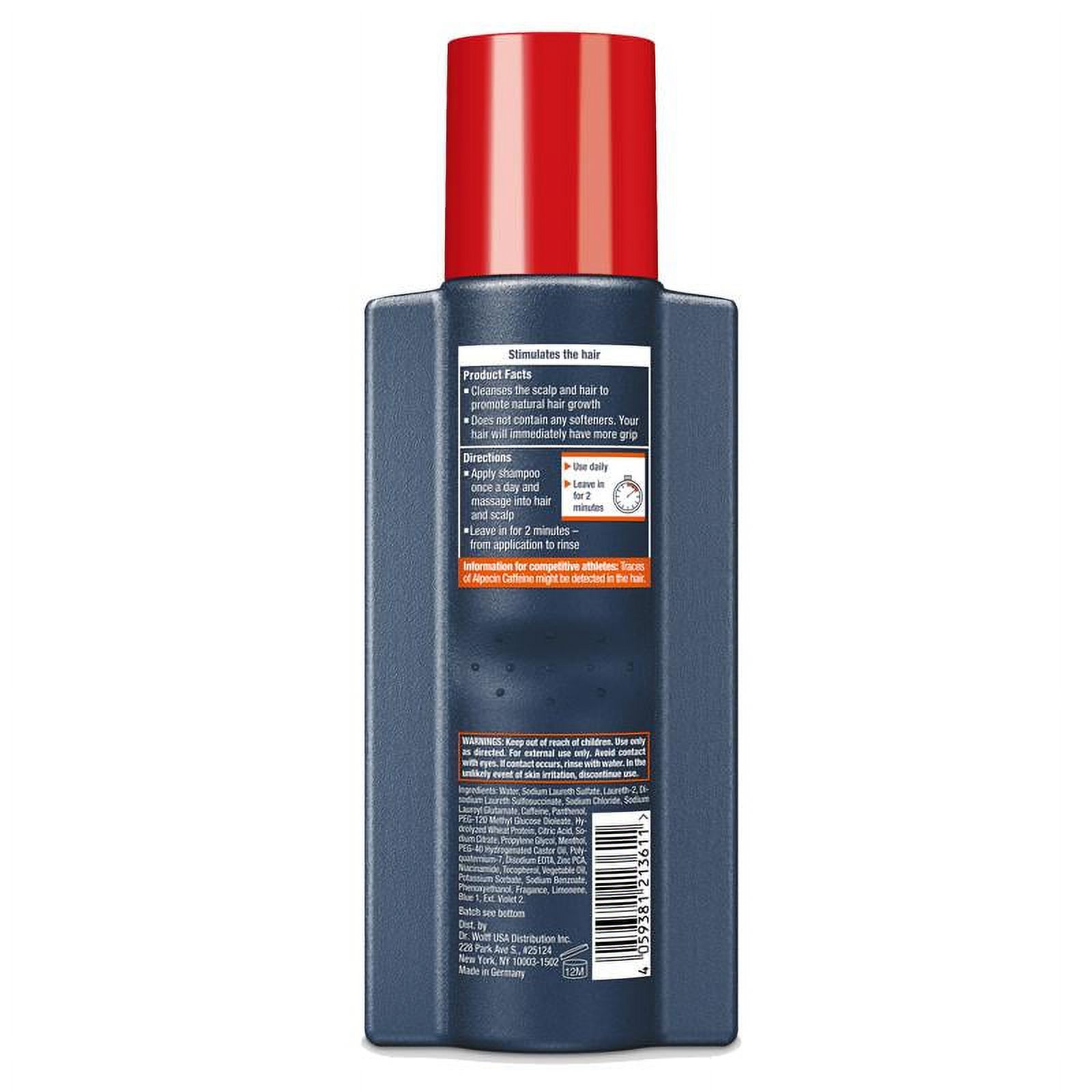 Alpecin Caffeine Shampoo C1 - Cleanses the Scalp to Promote Natural Hair Growth - image 2 of 4
