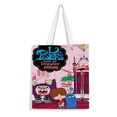 thumbnail image 1 of Foster's Home for Imaginary Friends Bolso de tela con estampado de lienzo para mujer, bolsa de compras reutilizable y estética, con cremallera interior, regalo para mujer,40*40cm., 1 of 6