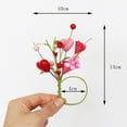 thumbnail image 2 of Coollooc Heart Flower Napkin Rings for Valentine's Day, Heart Napkin Holder with Floral Wedding Table Decor, Suitable for Christmas Wedding Mother’s Day Holiday Banquet Decor(A Style,1Pcs), 2 of 7