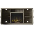 thumbnail image 2 of Twin Star Home Barn Door TV Stand for TVs up to 70 inches with ClassicFlame Electric Fireplace, Ashland Pine, 2 of 7