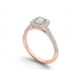 thumbnail image 2 of 1-1/2 Carat T.W. Diamond Double Halo 14kt Rose Gold Engagement Ring, 2 of 4