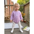 thumbnail image 6 of Cenuakty Baby Boys Girls Romper Long Sleeve Round Neck Goose Embroidery Bodysuit Newborn Fall Playsuit, 6 of 9