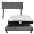 thumbnail image 1 of Colchón Matrimonial Spring Air Premier + Box Base Cama + Cabecera Bilbao Gris, 1 of 8