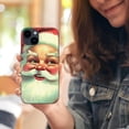 thumbnail image 5 of ONETECH Retro Vintage Christmas Santa Claus Case for iPhone 14 Pro Max, Kawaii Winter Christmas Santa Cover for Girls Boys Women Men, Unique Trendy PC Bumper Cover Case for iPhone 14 Pro Max, 5 of 5