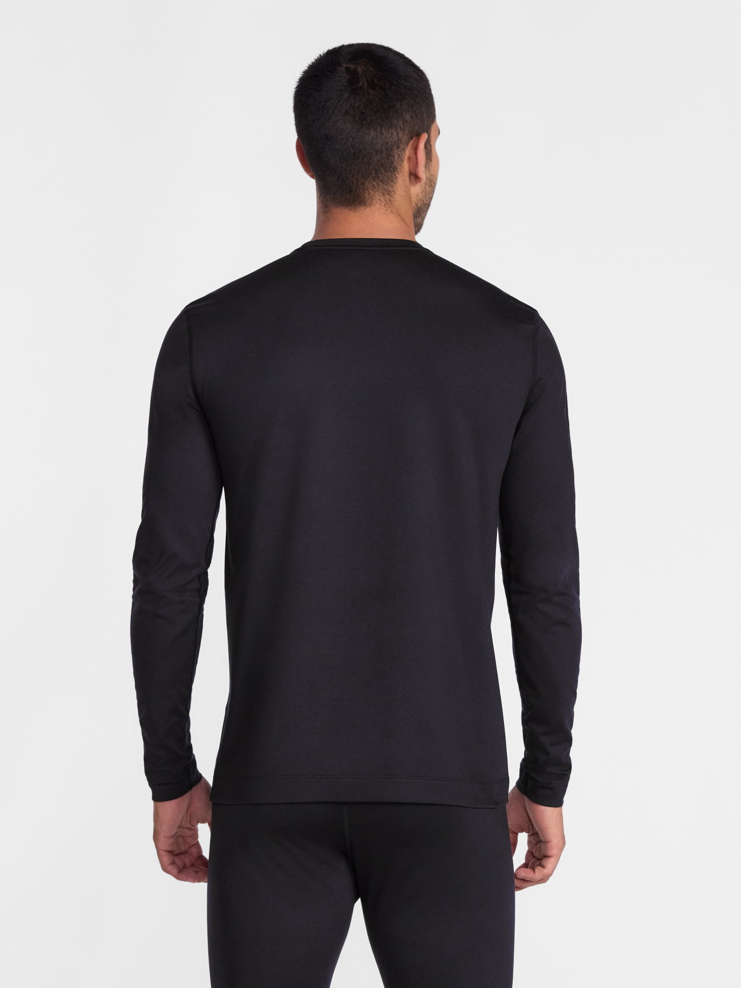 Ozark Trail Mens Long Sleeve Crew Neck Heavyweight Thermal Top, Sizes S-3XL